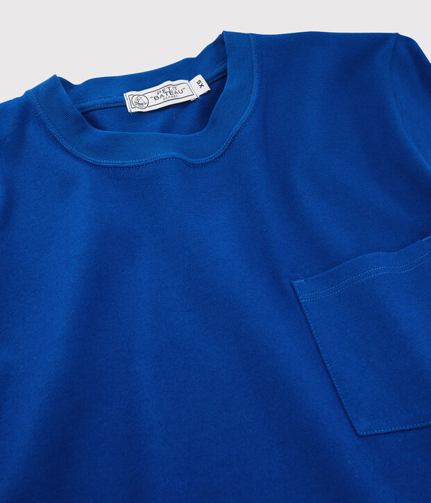 Tee shirt unisexe bleu