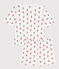 Pyjacourt fleurs en coton femme blanc MARSHMALLOW/blanc MULTICO