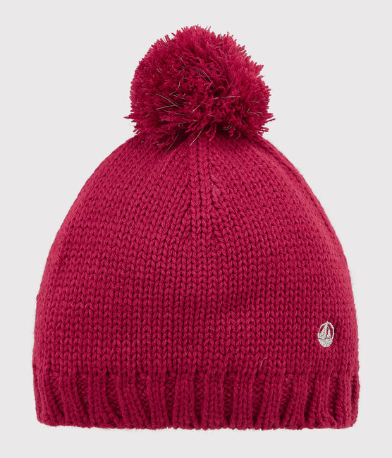 Bonnet enfant fille rose POPPY