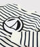 Sweatshirt enfant garçon blanc MARSHMALLOW/bleu SMOKING