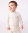 Body bébé col roulé en coton uni beige MONTELIMAR CHINE