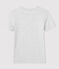 Tee-shirt L'ICONIQUE col rond en coton Femme gris BELUGA CHINE