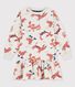 Robe manches longues en molleton enfant fille