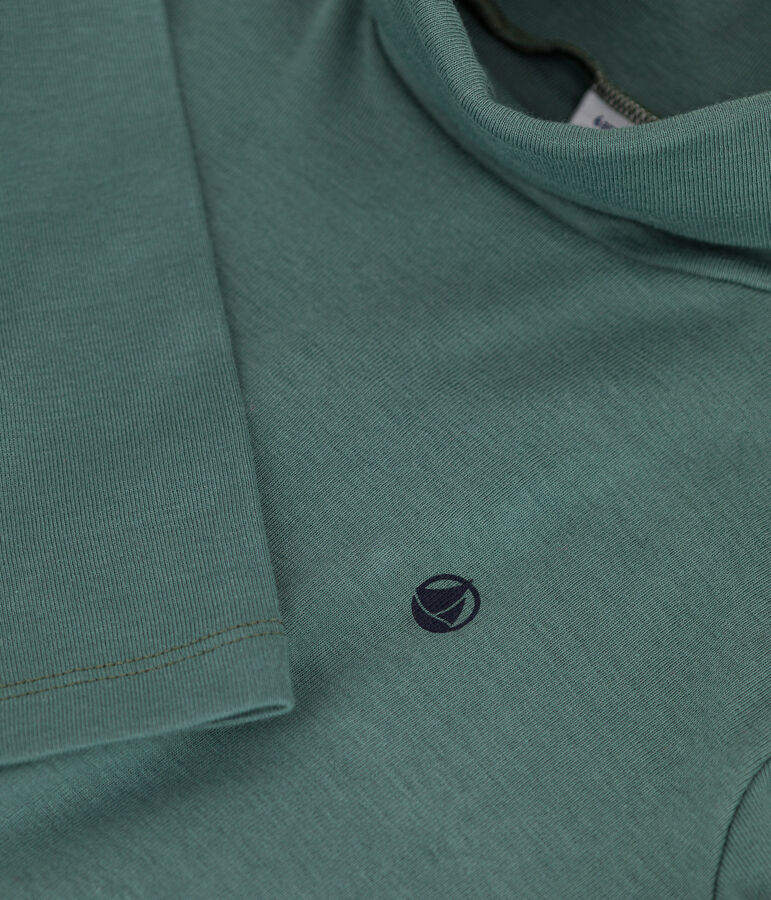 Sous-pull en coton enfant fille / gar&ccedil;on vert VALLEE