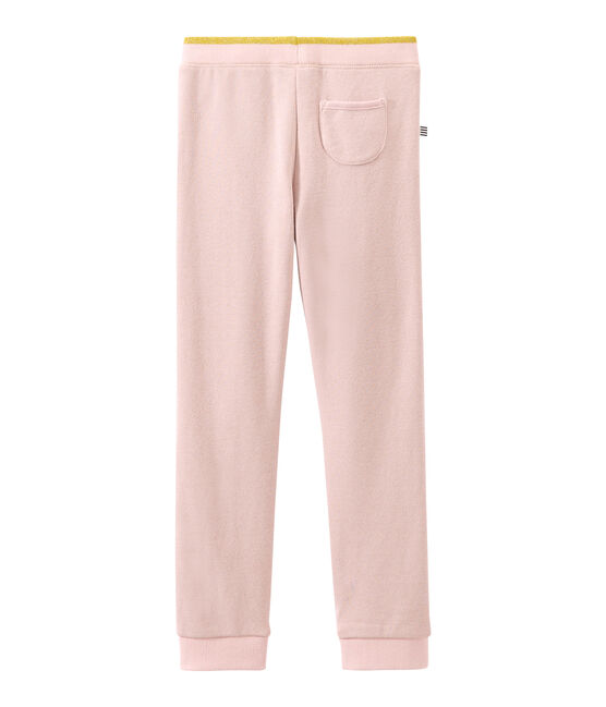 Pantalon enfant fille rose JOLI/jaune DORE