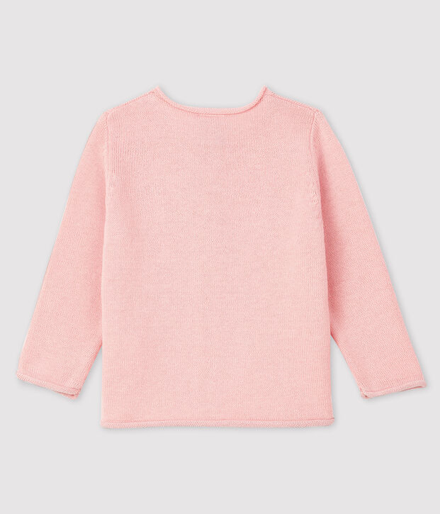 Cardigan manches longues b&eacute;b&eacute; fille rose