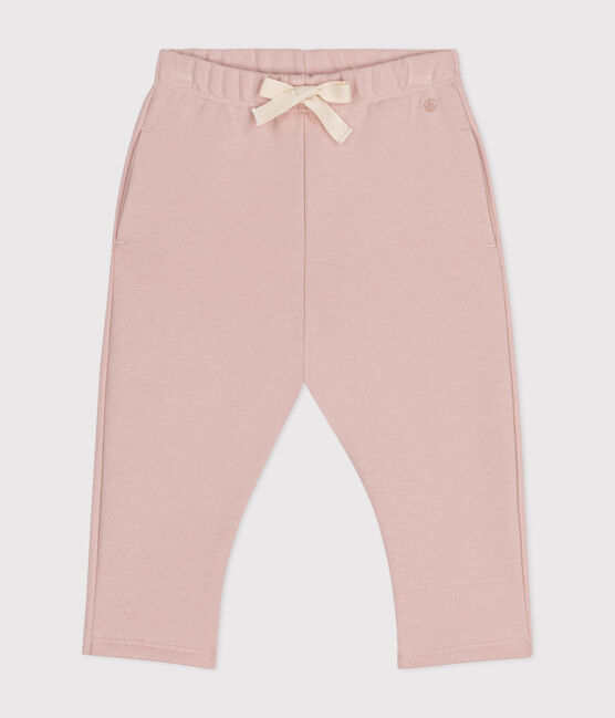 Pantalon en molleton bébé rose SALINE