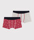 Lot de 2 boxers garçon en coton