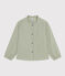 Blouse en gaze de coton enfant fille vert HERBIER