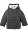 Doudoune fille en flanelle déperlante gris SUBWAY CHINE