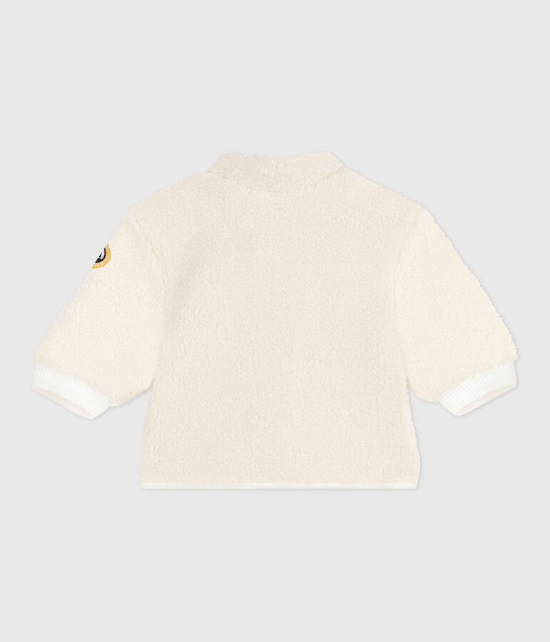 Manteau b&eacute;b&eacute; en sherpa MILK/ MULTICO