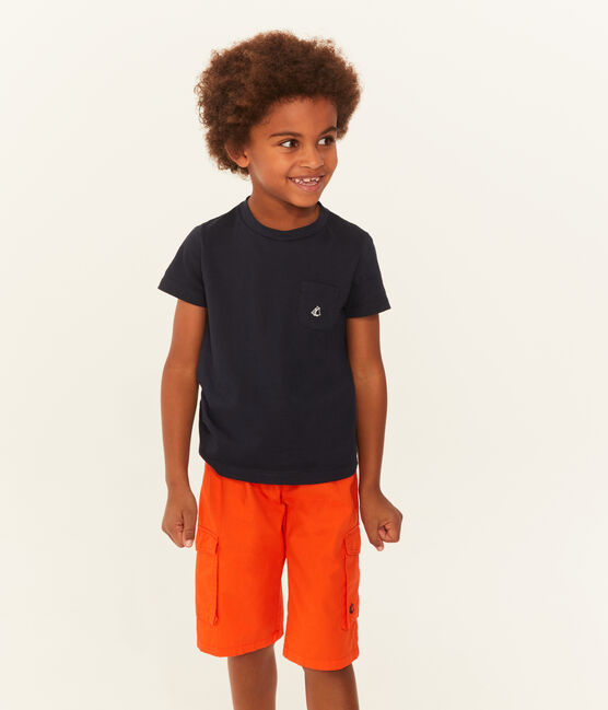 Bermuda enfant garçon orange CAROTTE