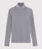 Sous-pull iconique en coton rayé Femme bleu SMOKING/blanc MARSHMALLOW