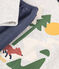 Pyjama uni en velours enfant bleu SMOKING/blanc MULTICO
