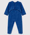 Dors-bien bleu bébé en velours bleu MAJOR
