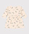 Robe manches longues en jersey bébé blanc AVALANCHE/ MULTICO
