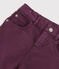 Pantalon enfant garçon violet CEPAGE