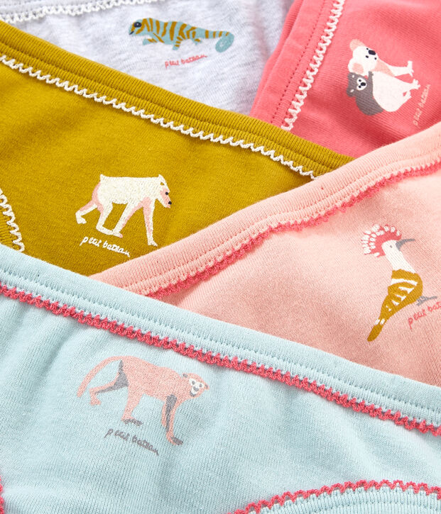 Lot de 5 culottes petite fille multicouleur