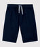 Bermuda en serge de coton enfant garçon bleu SMOKING