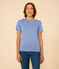 Tee-shirt en lin femme bleu GAULOISE