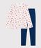 Pyjama  en coton bleu/multicouleur
