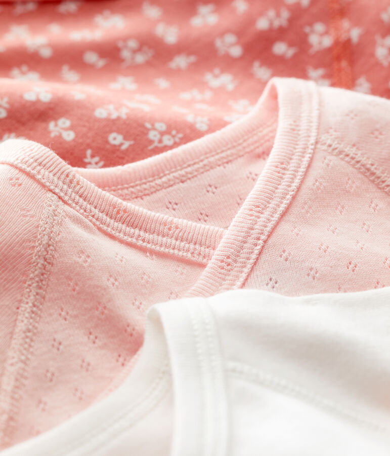 Lot de 3 bodies b&eacute;b&eacute; en coton biologique variante 1