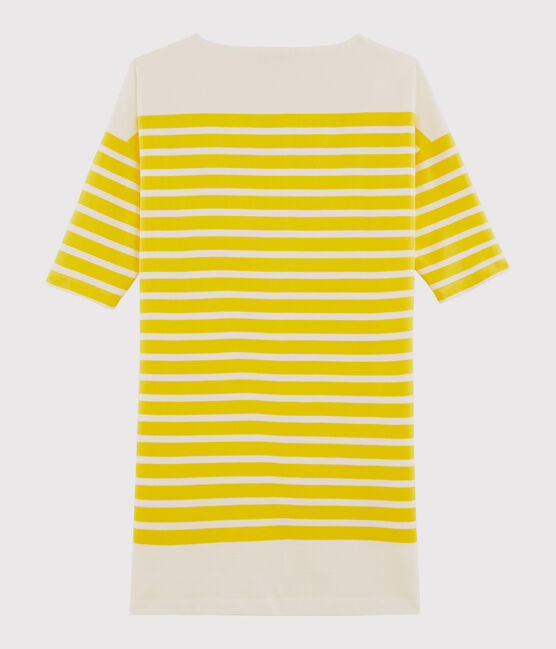 Robe femme jaune SHINE/blanc MARSHMALLOW