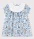 Robe imprimée Paris en popeline bébé