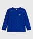Tee-shirt enfant manches longues en coton imprimé