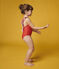 Maillot de bain 1 pièce recyclé enfant fille SIGNAL