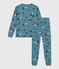 Pyjama snowboard garçon en coton POLOCHON/ MULTICO