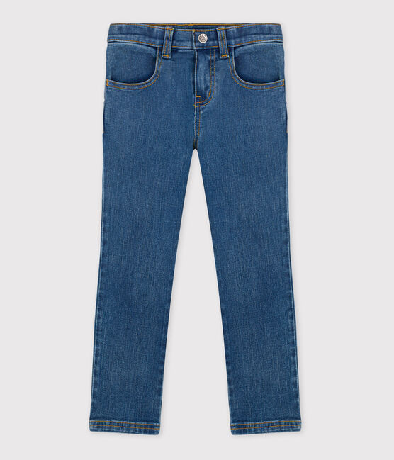 Pantalon slim en denim enfant fille bleu DENIM BLEU