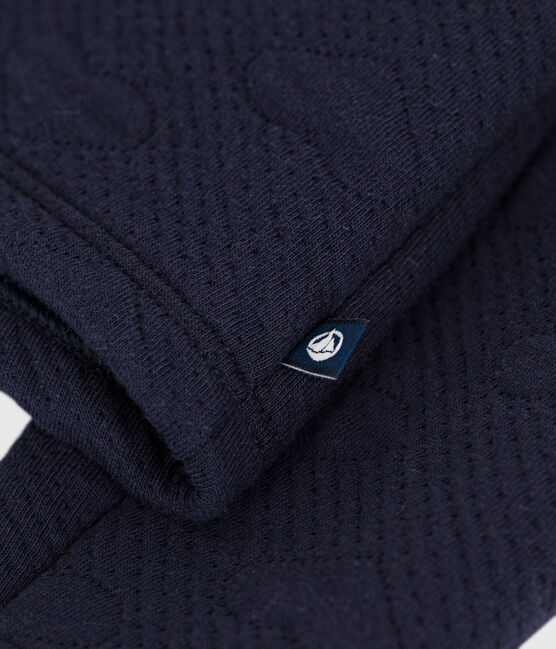 Cardigan en tubique enfant fille bleu SMOKING