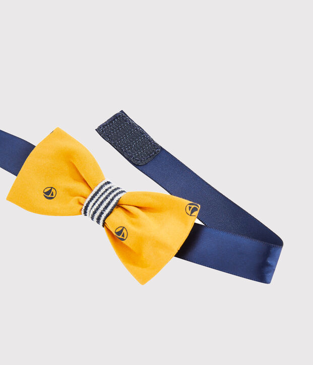 N&oelig;ud papillon enfant gar&ccedil;on jaune