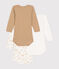 Lot de 3 bodies manches longues poussins en coton bébé variante 1