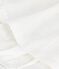 Robe b&eacute;b&eacute; en coton manches courtes unie blanc