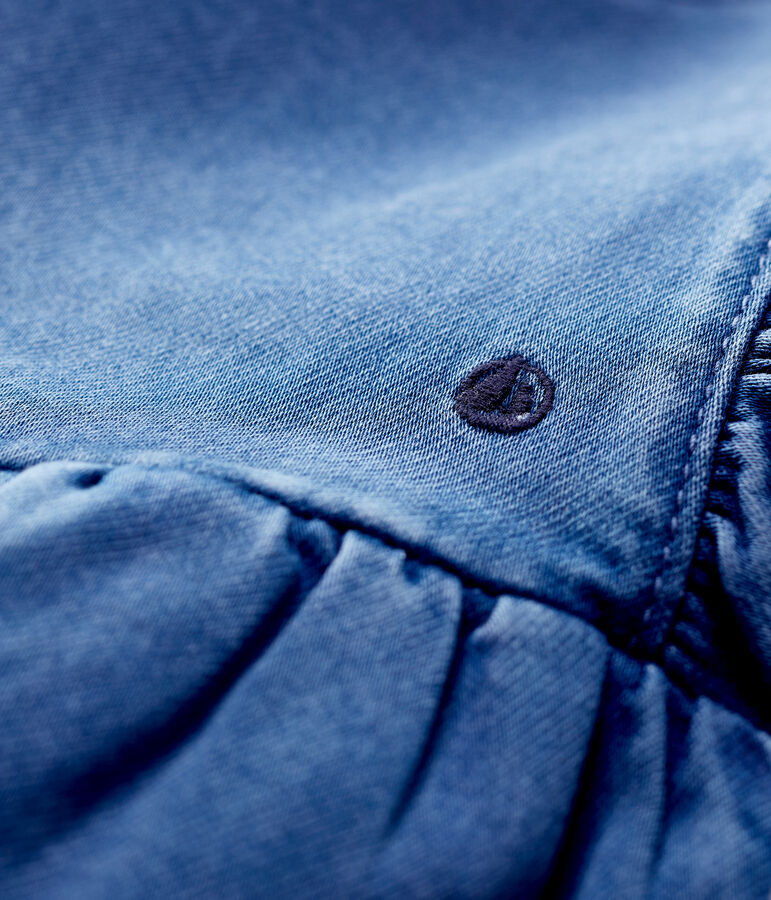 Combinaison en denim b&eacute;b&eacute;. bleu JEAN