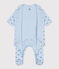 Bodyjama bébé en tubique baleine bleu TOUDOU/ ALASKA