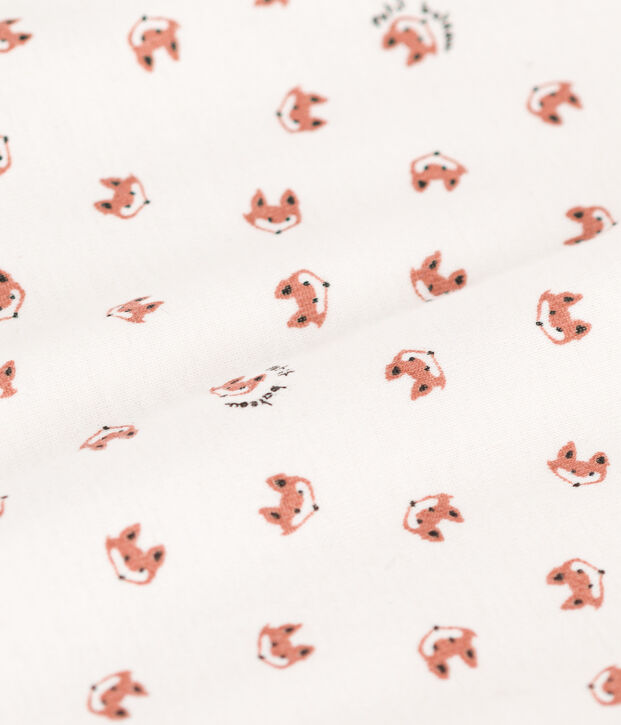 Bodyjama sans pieds b&eacute;b&eacute; en coton blanc/multicouleur