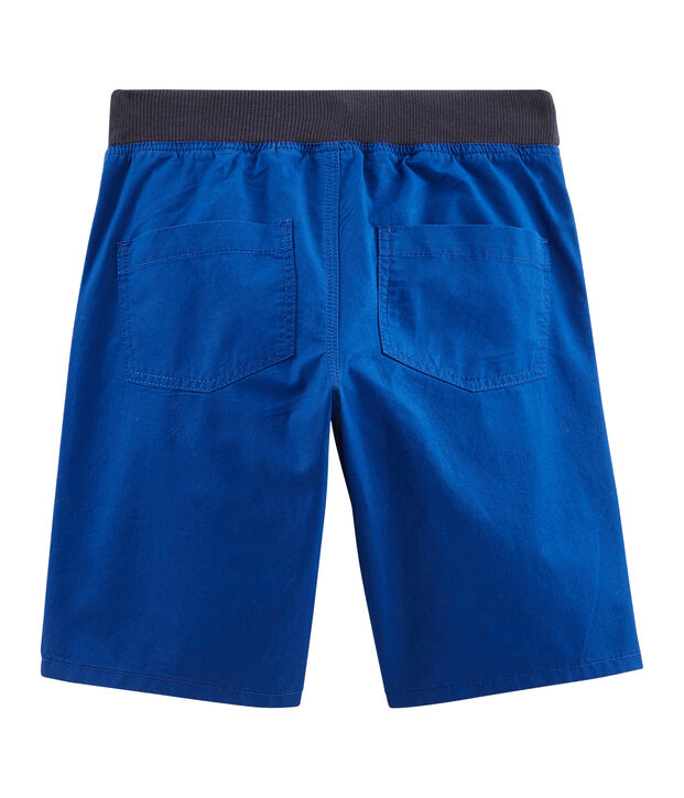 Bermuda enfant gar&ccedil;on bleu