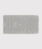 Snood en tricot doublé en polaire bébé gris CHATON CHINE