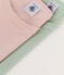 Lot de 3 tee-shirts à manches longues unis en coton enfant variante 1