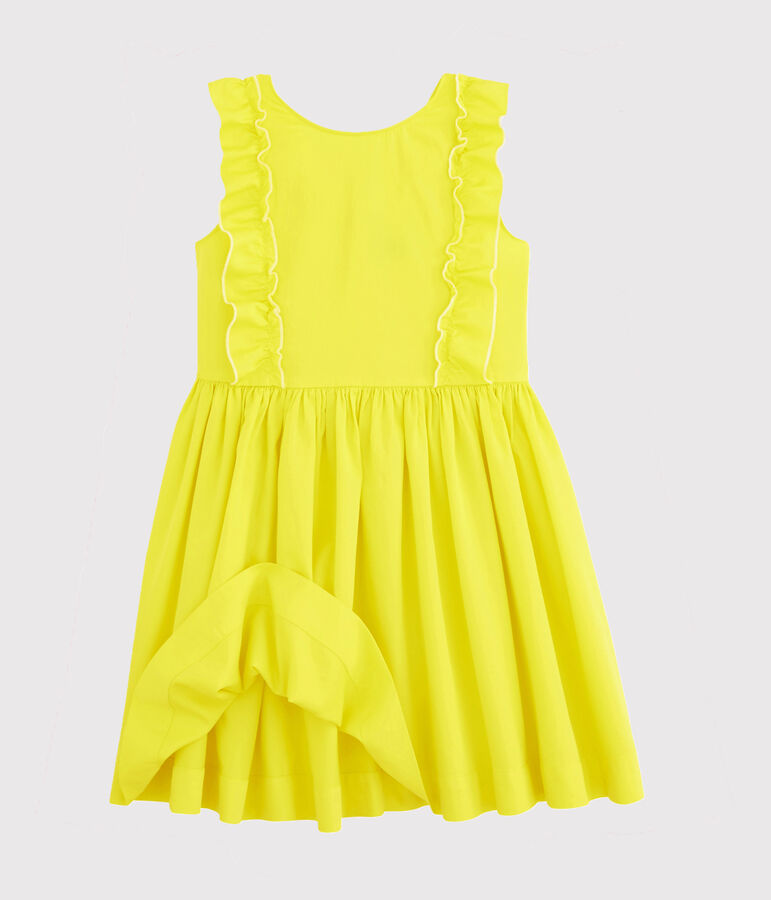 Robe enfant fille jaune