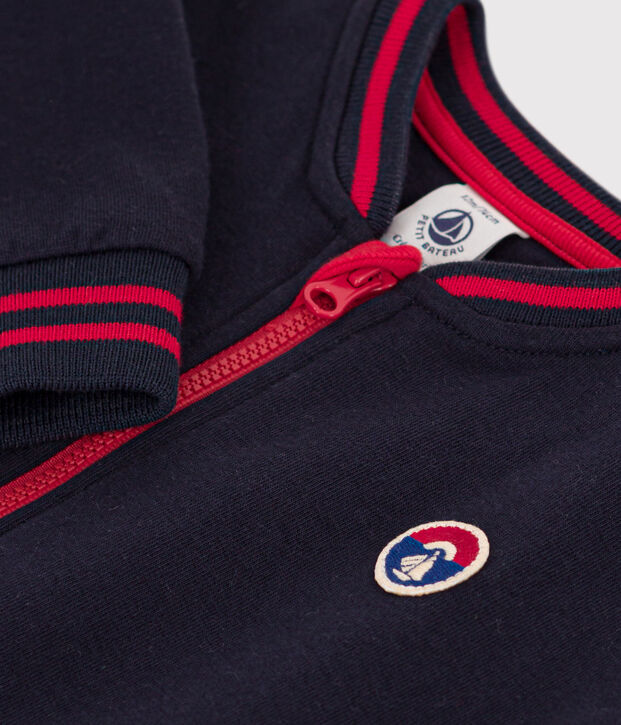 Teddy en jersey &eacute;pais b&eacute;b&eacute; bleu marine