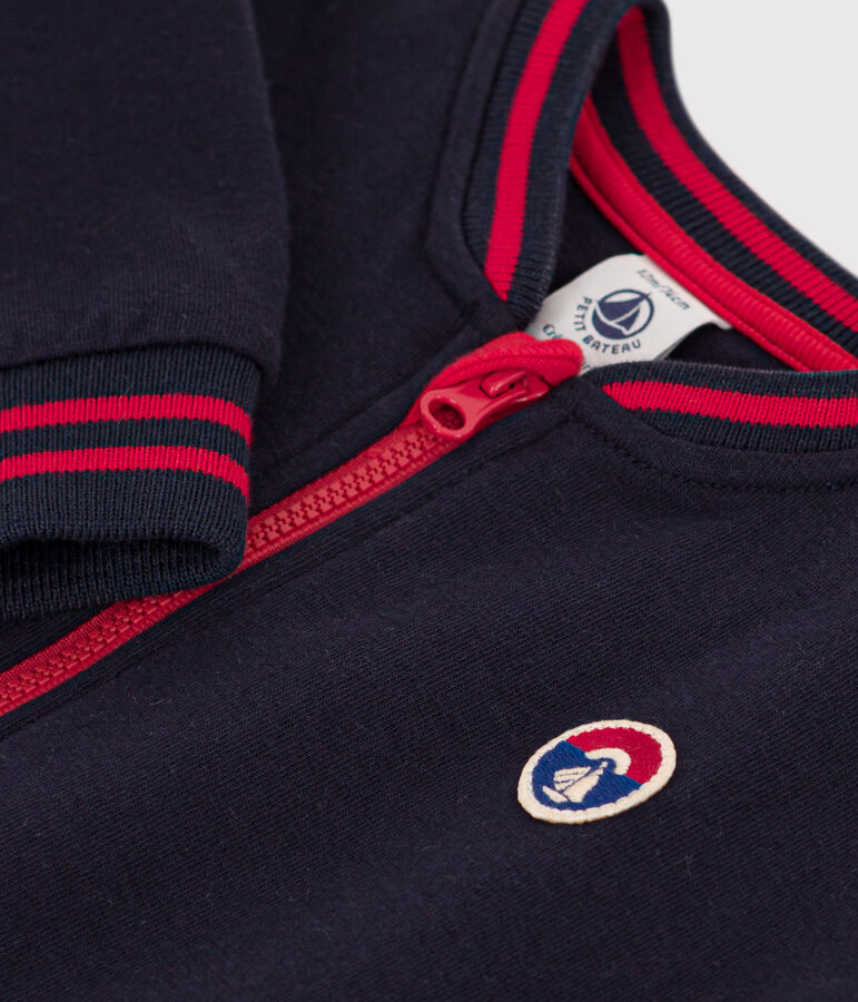 Teddy en jersey &eacute;pais b&eacute;b&eacute; bleu SMOKING