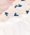 Lot de 3 culottes cœur en coton petite fille variante 1