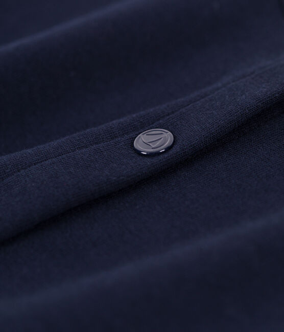Cardigan en coton enfant fille bleu SMOKING