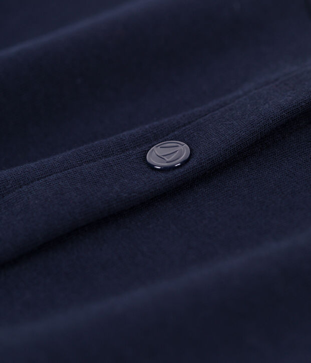 Cardigan en coton enfant fille bleu marine