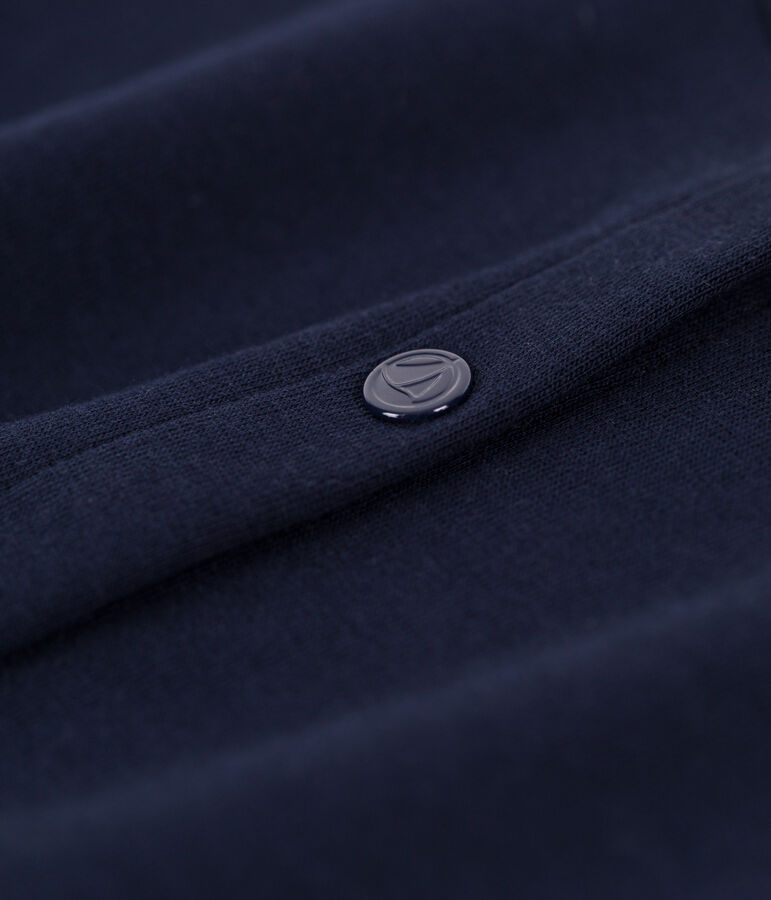 Cardigan en coton enfant fille bleu