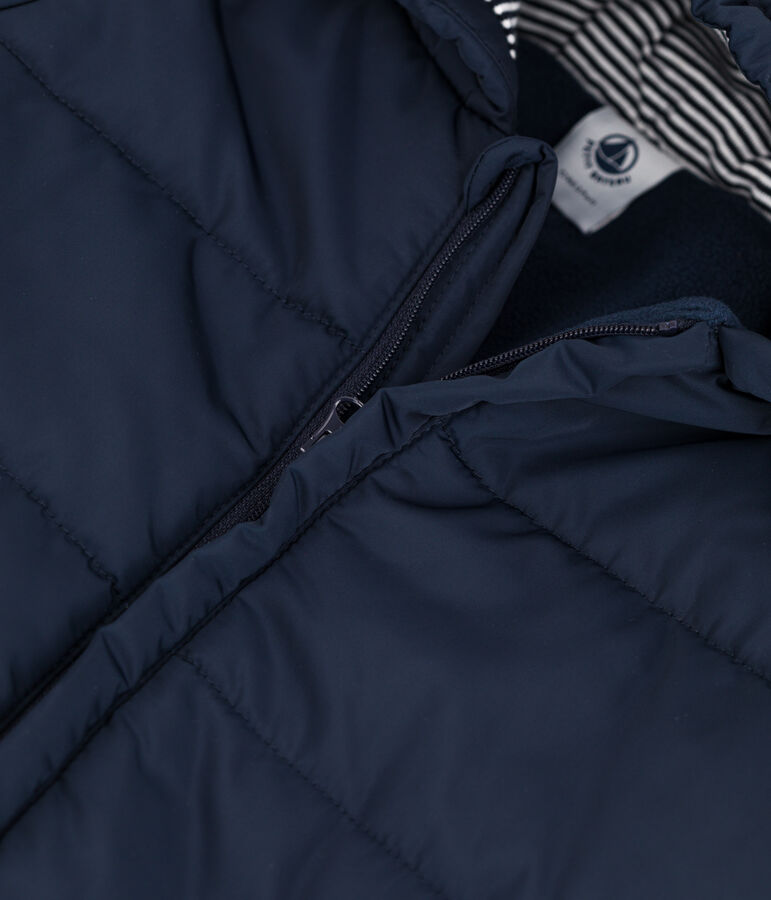 Combipilote b&eacute;b&eacute; en mati&egrave;re recycl&eacute;e bleu SMOKING